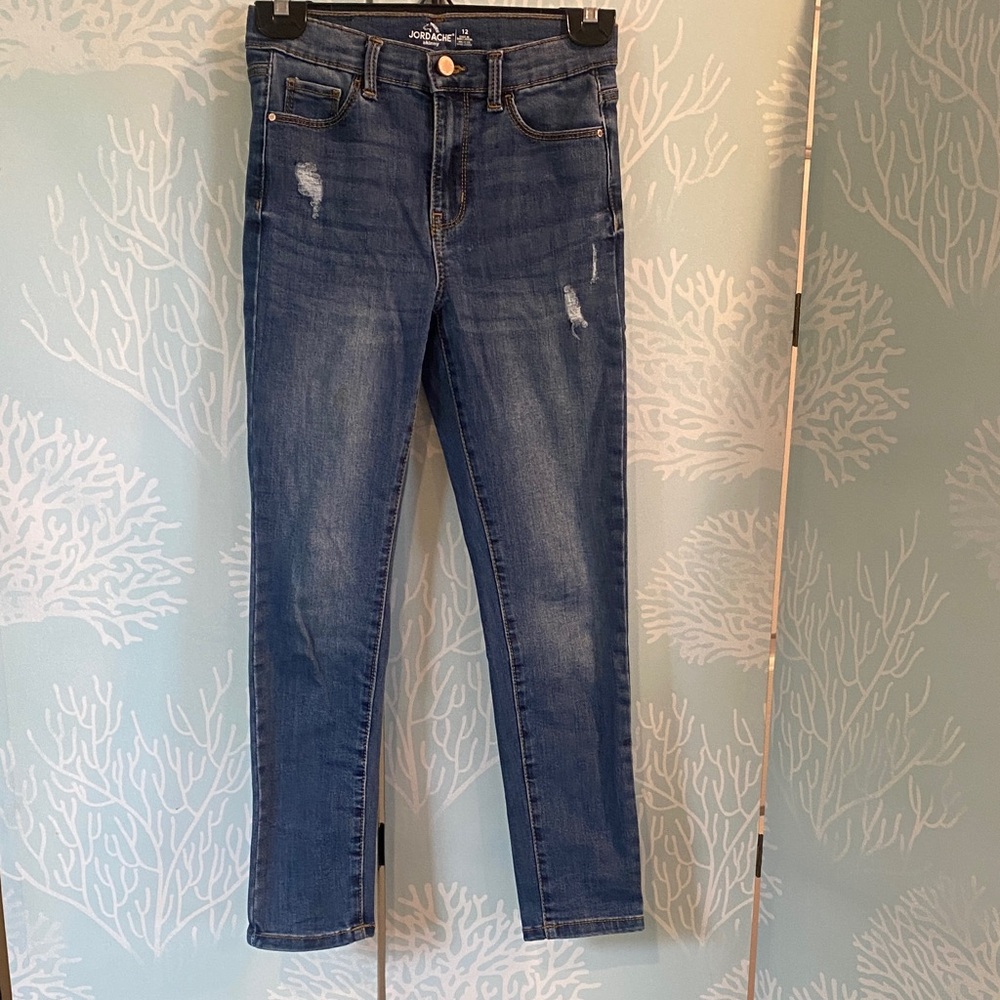 Girls skinny jeans sz 12